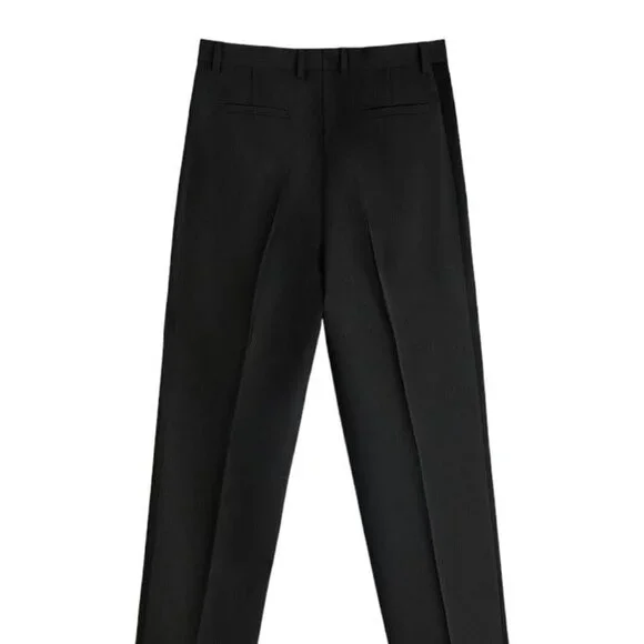 ZARA PINSTRIPE SUIT PANTS LIMITED EDITION BLACK SIZE 34  | 6770/023/800 - Picture 2 of 12